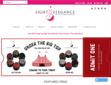 Tablet Screenshot of lightelegance.com